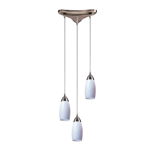 Milan Three Light Pendant in Satin Nickel (45|110-3WH)