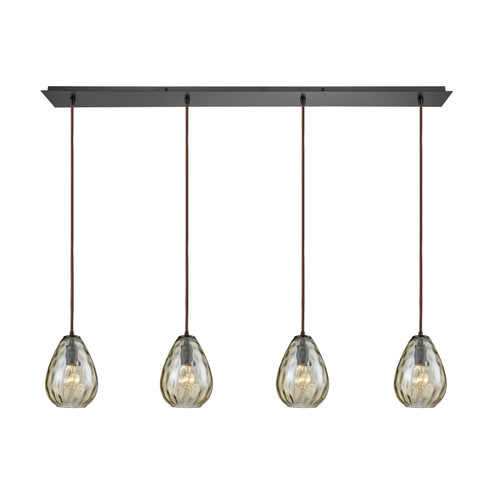 Lagoon Four Light Pendant in Oil Rubbed Bronze (45|10780/4LP)