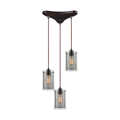 Brant Three Light Pendant in Oil Rubbed Bronze (45|10448/3)