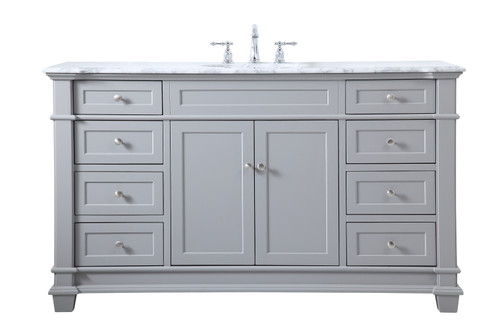 Wesley Bathroom Vanity Set in Grey (173|VF50060GR)