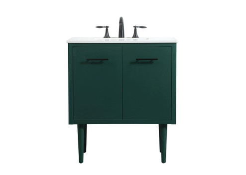 Cyrus Single Bathroom Vanity in Green (173|VF48030MGN)