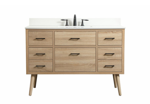 Boise Single Bathroom Vanity in Mango Wood (173|VF41048MW-BS)