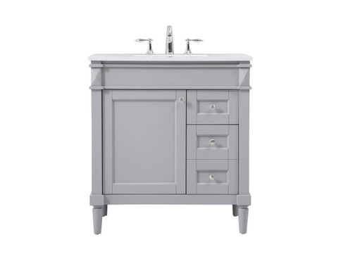 Bennett Single Bathroom Vanity in Grey (173|VF31832GR)