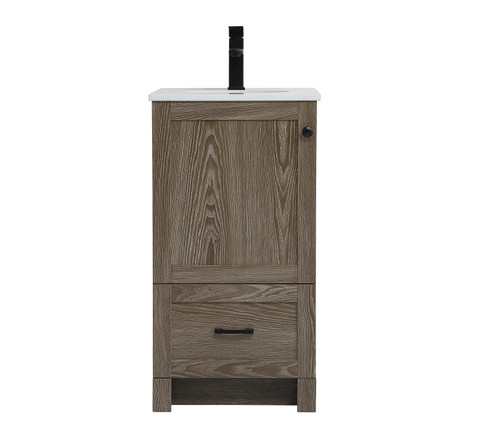 Soma Single Bathroom Vanity in Weathered Oak (173|VF2818WO)