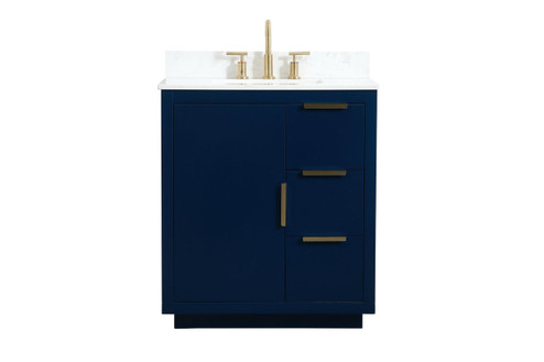 Blake Vanity Sink Set in Blue (173|VF19430BL-BS)