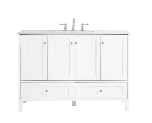 sommerville Single Bathroom Vanity in White (173|VF18048WH)