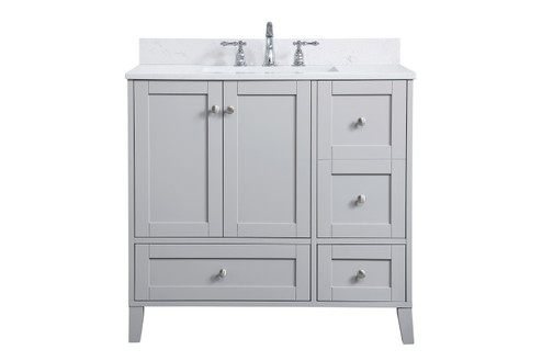 sommerville Bathroom Vanity Set in Grey (173|VF18036GR-BS)