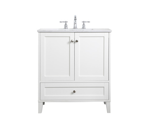 Sommerville Single Bathroom Vanity in White (173|VF18030WH)