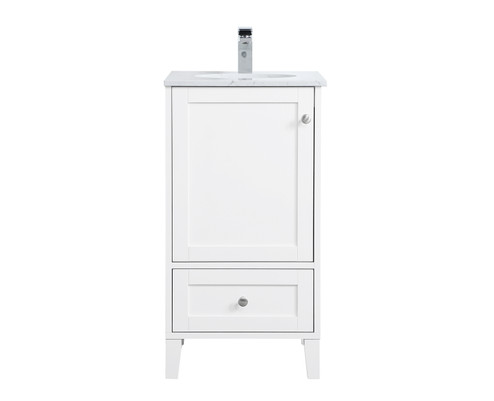 sommerville Single Bathroom Vanity in White (173|VF18018WH)