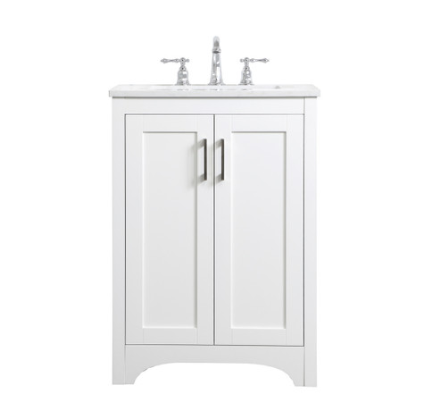 Moore Single Bathroom Vanity in White (173|VF17024WH)