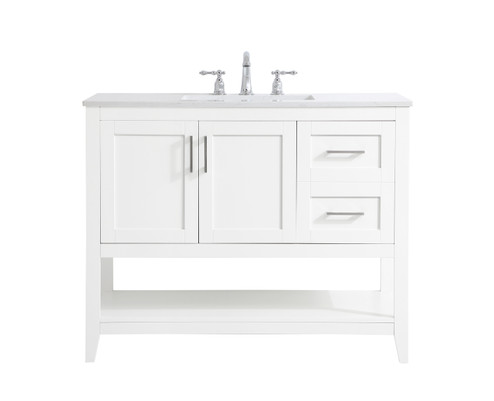 aubrey Single Bathroom Vanity in White (173|VF16042WH)