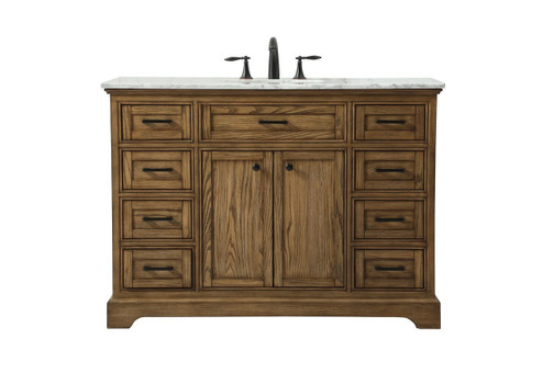 Americana Single Bathroom Vanity in Driftwood (173|VF15048DW)