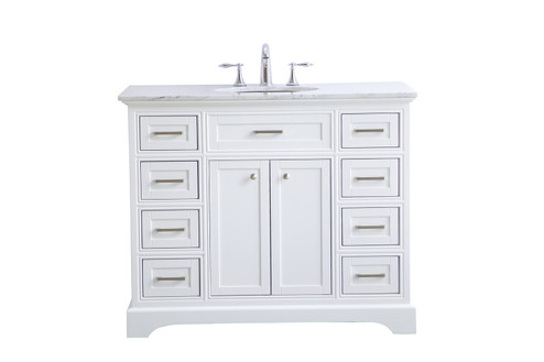 Americana Single Bathroom Vanity Set in White (173|VF15042WH)