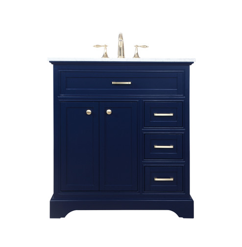 Americana Bathroom Vanity Set in Blue (173|VF15032BL)