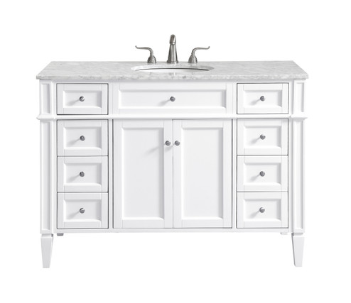 Park Avenue Single Bathroom Vanity Set in white (173|VF12548WH)