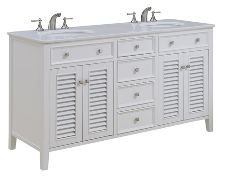 Cape Cod Double Bathroom Vanity Set in white (173|VF-1042)