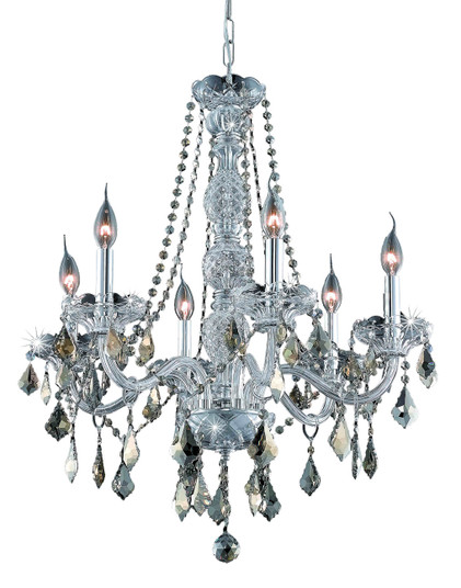 Verona Six Light Chandelier in Chrome (173|V7856D24C-GT/RC)