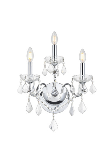St. Francis Three Light Wall Sconce in Chrome (173|V2015W3C/RC)