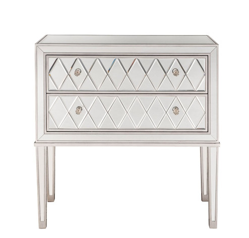 REFLEXION Nightstand in Antique Silver (173|MF72045)