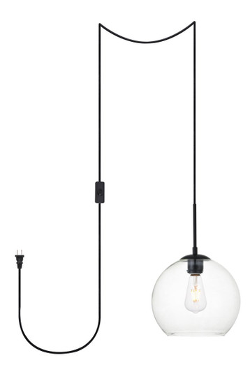 Baxter One Light Plug in Pendant in Black (173|LDPG2212BK)