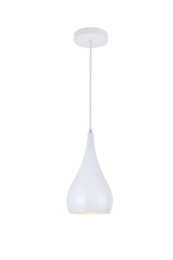 Nora One Light Pendant in White (173|LDPD2001WH)