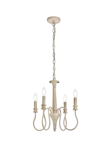 Flynx Four Light Pendant in Weathered Dove (173|LD7043D17WD)