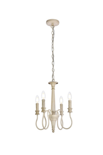 Flynx Four Light Pendant in Weathered Dove (173|LD7042D14WD)