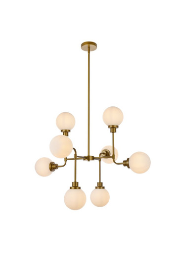 Hanson Eight Light Pendant in Brass (173|LD7038D36BR)