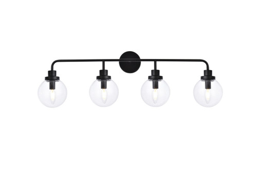 Hanson Four Light Bath in Black (173|LD7037W38BK)