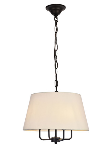 Maple Four Light Pendant in Black (173|LD6009D17BK)