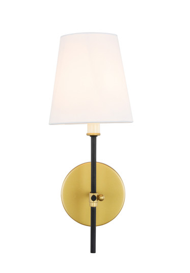 Mel One Light Wall Sconce in brass (173|LD6004W6BRBK)