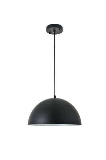 Forte One Light Pendant in black (173|LD4023D14BK)