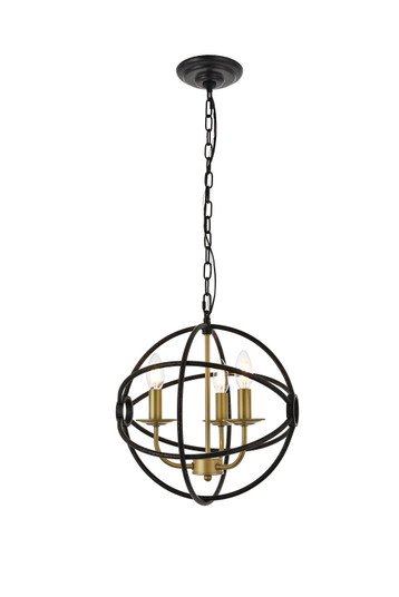 Octavia Three Light Pendant in brass (173|LD4006D14BRD)