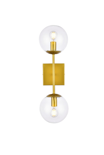 Neri Two Light Wall Sconce in Brass (173|LD2357BR)