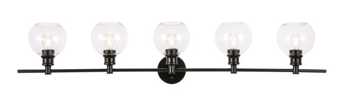 Collier Five Light Wall Sconce in Black (173|LD2326BK)