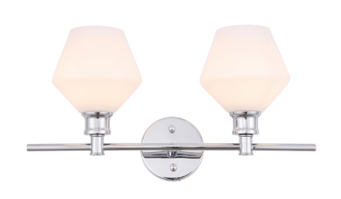 Gene Two Light Wall Sconce in Chrome (173|LD2313C)