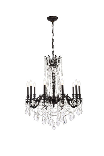 Rosalia Ten Light Chandelier in Dark Bronze (173|9210D28DB/RC)