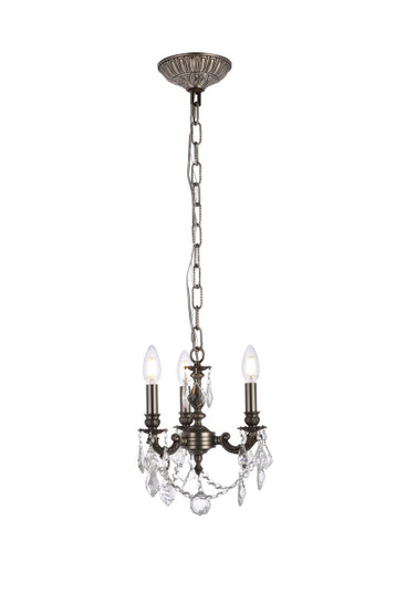 Lillie Three Light Pendant in Pewter (173|9103D10PW/RC)