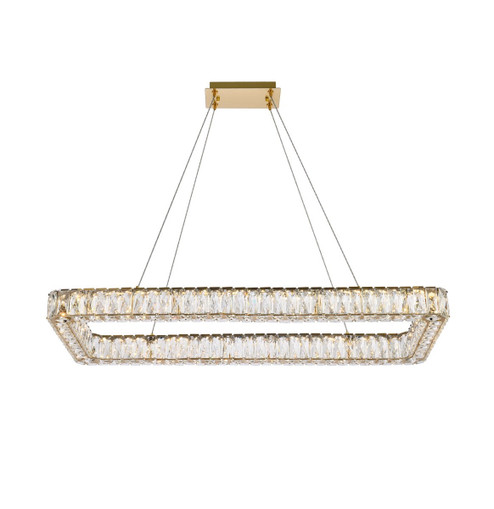 Monroe LED Pendant in Gold (173|3504D42L1G)