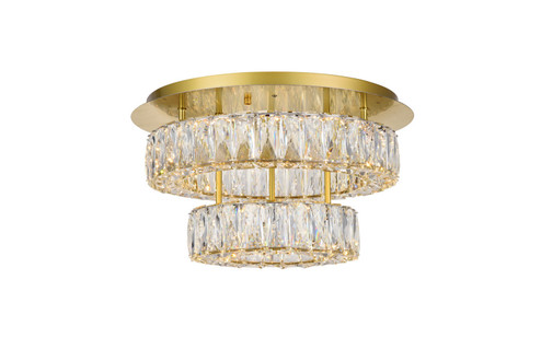 Monroe LED Flush Mount in Gold (173|3503F18L2G)