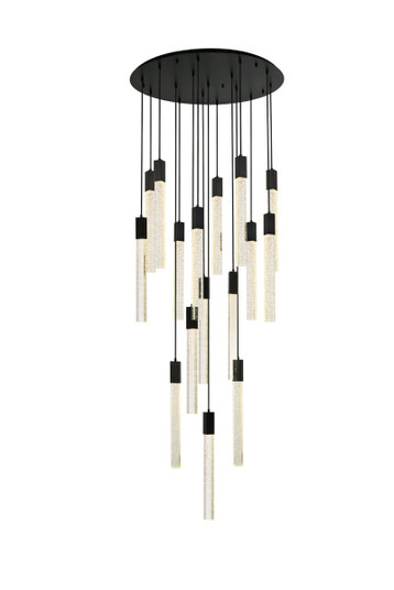 Weston 16 Light Pendant in Black (173|2067G36BK)