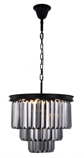 Sydney Nine Light Chandelier in Matte Black (173|1231D20MB-SS/RC)