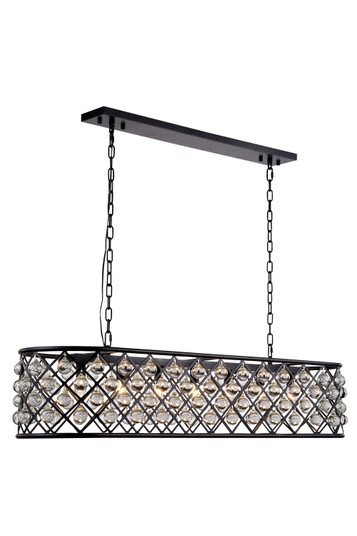 Madison Seven Light Chandelier in Matte Black (173|1215G50MB/RC)