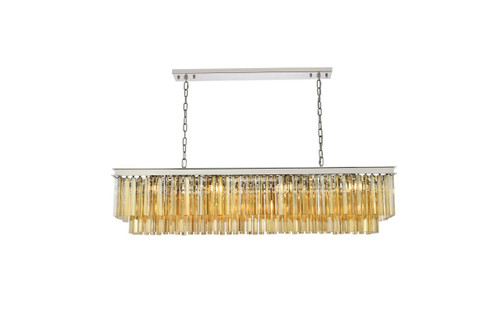 Sydney 12 Light Chandelier in Polished Nickel (173|1202D60PN-GT/RC)