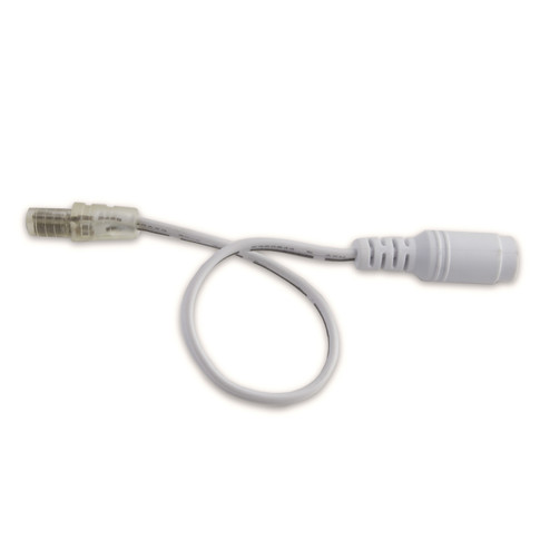Plug to DC Adapter Connector in White (399|DI-10MM-WL-DC-M)