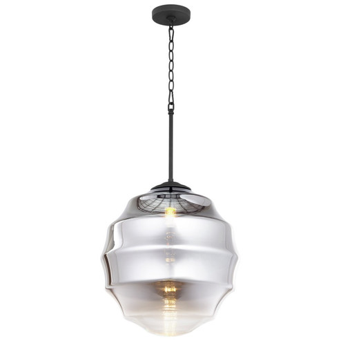 One Light Pendant in Noir (208|10969)