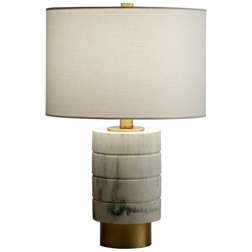 One Light Table Lamp in White (208|10958)