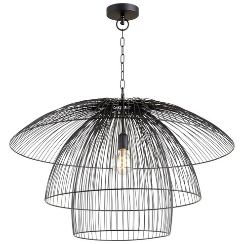 One Light Pendant in Matte Black (208|10796)