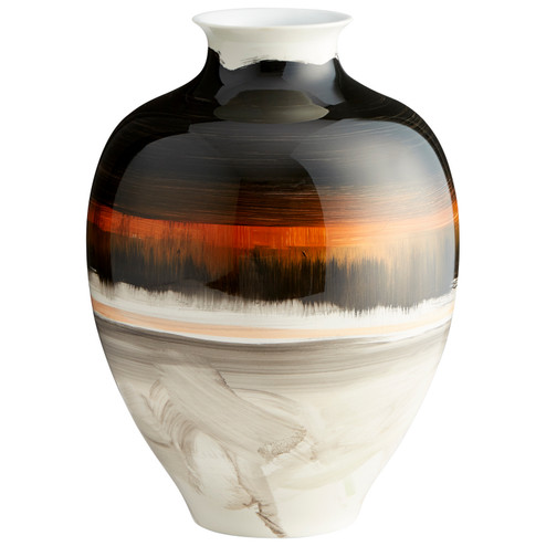 Vase in Black/White/Gold (208|09881)