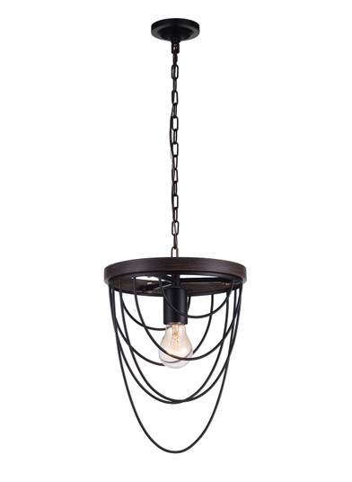 Gala One Light Mini Chandelier in Black (401|9962P9-1-101)